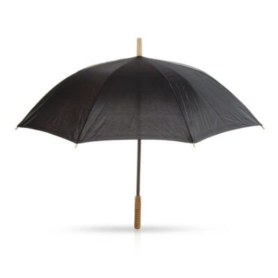 סולו – מטריה עם מוט מתכת,ידית אחיזה מעץ 23 אינץ’