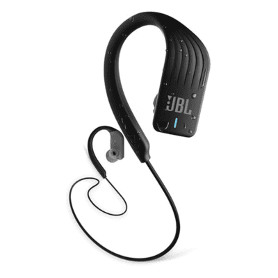 אוזניות ספורט אלחוטיות JBL Endurance Sprint עמידות בפני מים בצבע שחור
