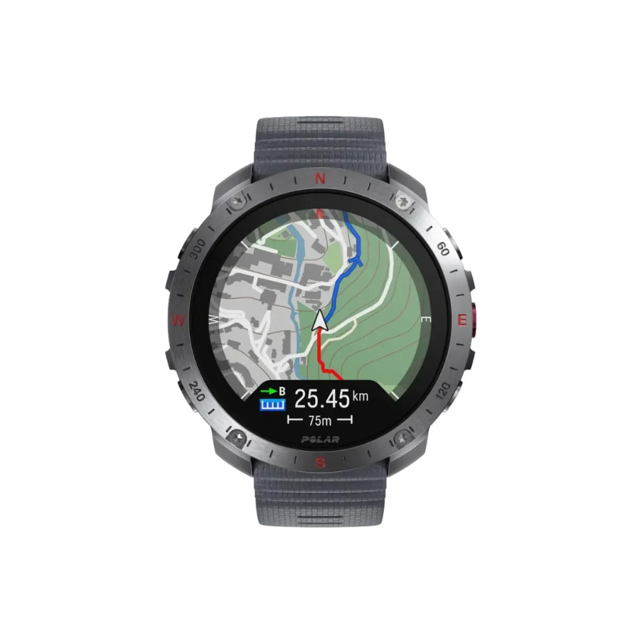 שעון ריצה אפור מתקדם - Polar Grit x2 Pro – תמונה 2